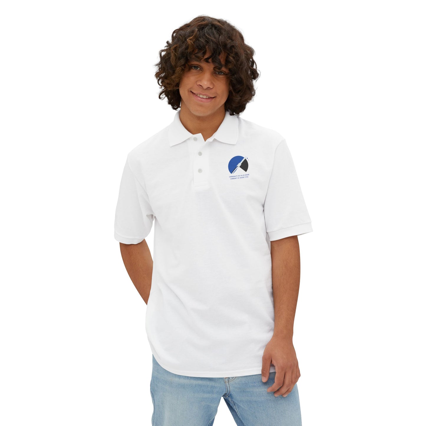 CVA polo blanc pour Homme